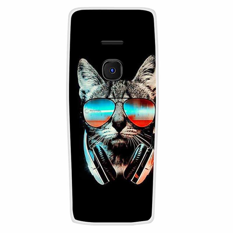 Для Nokia 8210 4G Чехол Мягкий Силикон Сова Волк Модный Задние Крышки для Nokia 6300 4G Чехлы Красиво Расписанный Мраморный Защитные Сумки