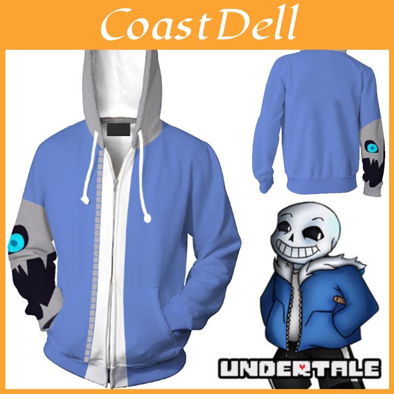 Игра Undertale Санс 3D Косплей Толстовка Куртка Мягкий Удобный Дизайн Для Всех