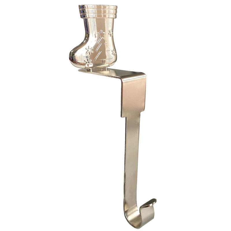 1 шт. Рождественский кулон Снежинка Лось Снеговик Форма дерева Металлический крючок для двери камина Шкаф Рождественская вечеринка Навидад Декор года