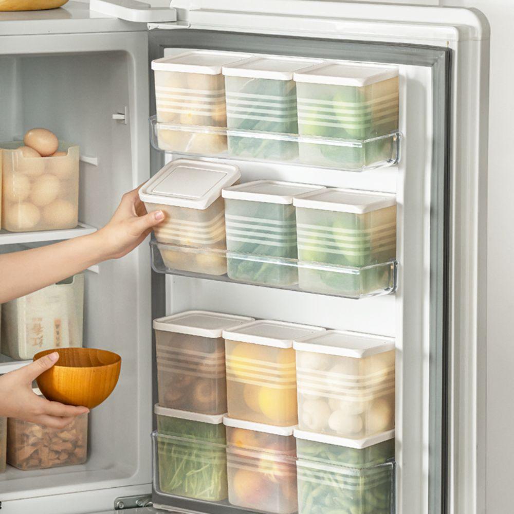 С герметичной крышкой органайзер для холодильника прозрачный контейнер для хранения продуктов принадлежности для кемпинга