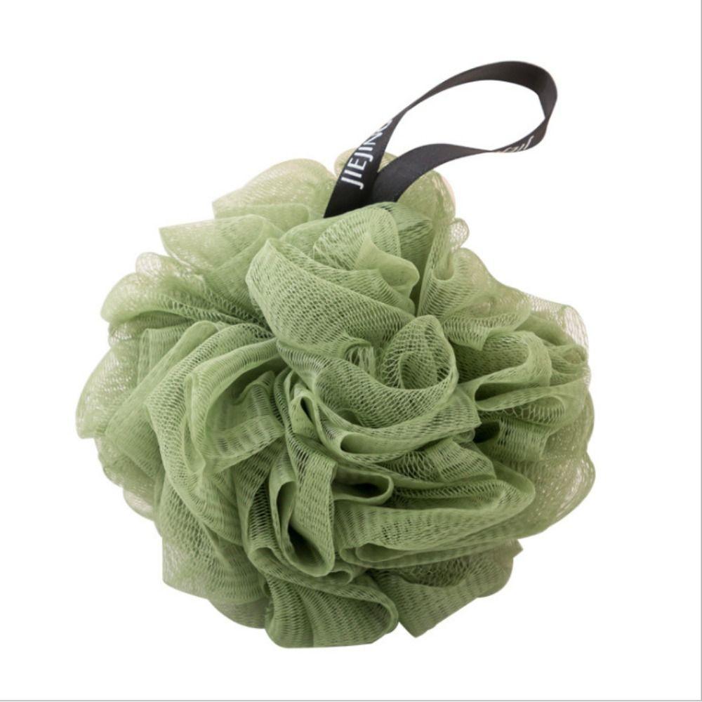 Сетчатый шарик-губка для ванны, не рассеивающийся сетчатый шарик для душа, прочный шарик для душа, удаляющий грязь