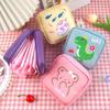 Cat Bunny Bear Rabbits Waterproof Cosmetic Bag Sanitary Napkin Bag Lipstick Pouch Coin Purse