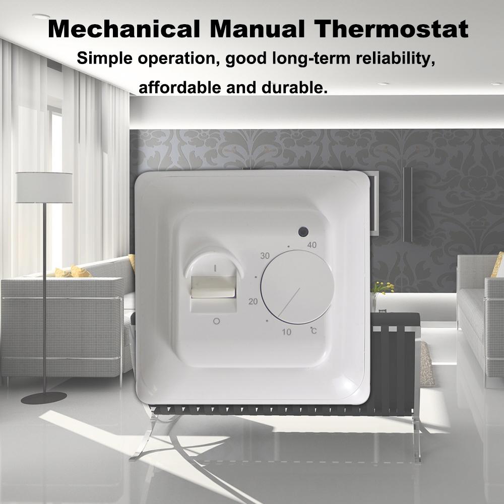 2/3/4 шт. настенные термостаты для электрического напольного отопления, ручной комнатный термостат, ручка регулирования температуры, контроль отопления