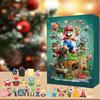 Mario Bros Супер Адвент-календарь 24 дня Рождественский обратный отсчет Подарки Блайнд бокс 24 шт.