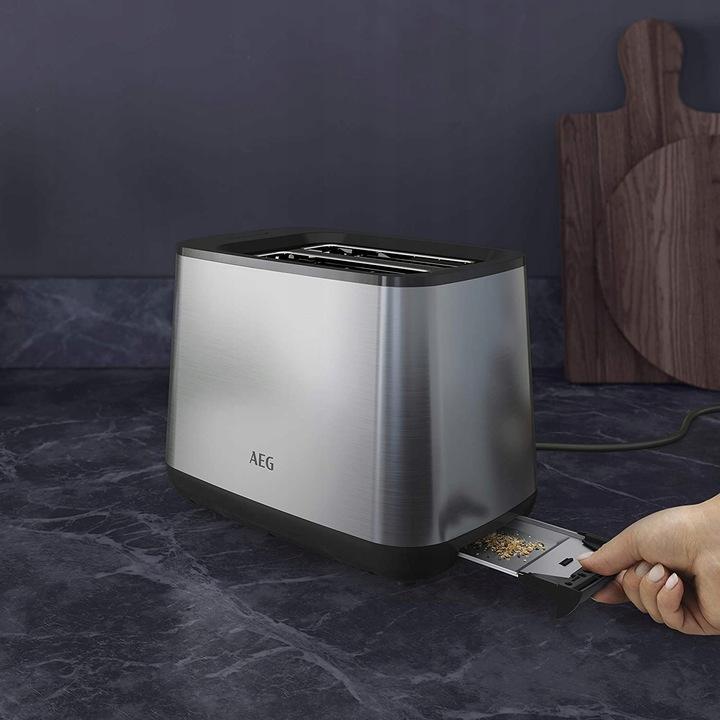 Toster Aeg T3-1-3St Srebrny/Szary 800 W