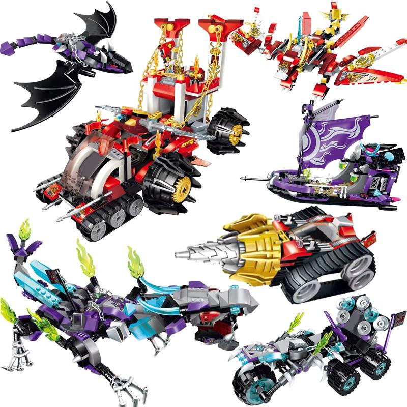 Idea Legacy Bounty Dragon Boat Sailing Building Blocks Classic Moive Land Bounty Model Brick Toys for Kids Gift
