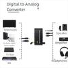 with Bluetooth 5.1 Receiver Digital to Analog Audio Converter  TV, Gaming, CD Player, MP3