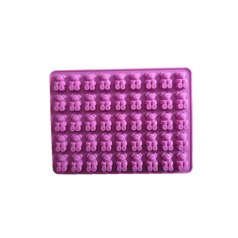 Bear Gummy Mold Mini Big Cartoon Animal Chocolate Candy Mould For Kids Dropper Food Grade Kitchen Accessories Tool Ice Cube Tray