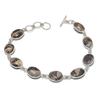 Natural Septerian Stone Gemstone Handmade 925 Sterling Silver Bracelet 7-8" G1z58