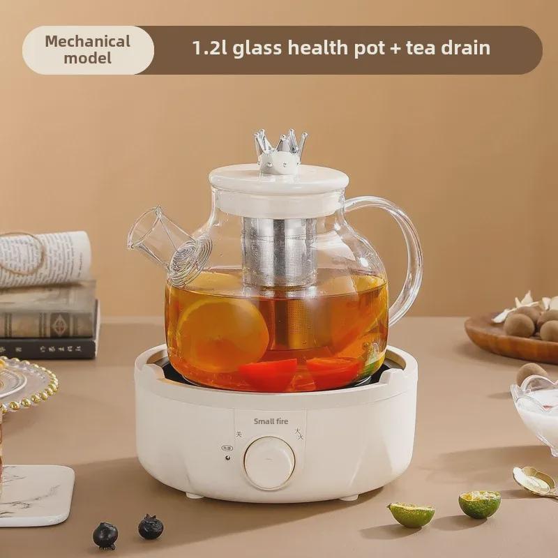 Многофункциональный стеклянный чайник: Компактный дизайн для дома или офиса