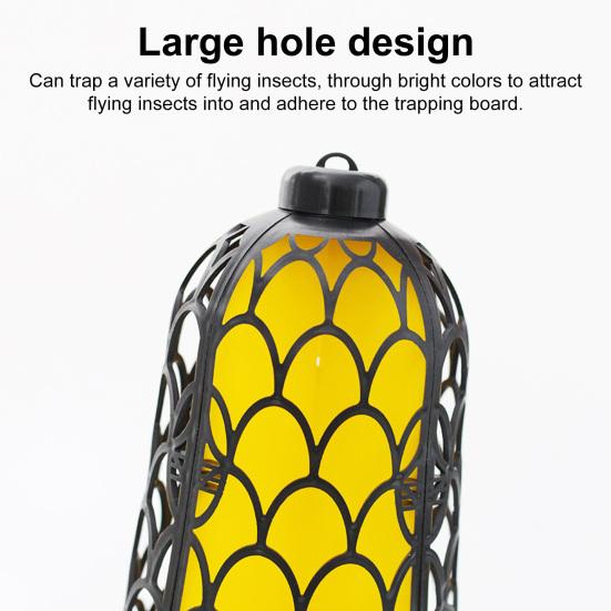 2 Sets Hanging Wasp Trap Sticky Fruit Fly Trap Outdoor Carpenter