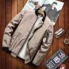 Spring and Autumn Men's Large Size Casual Loose Stand Collar Jacket