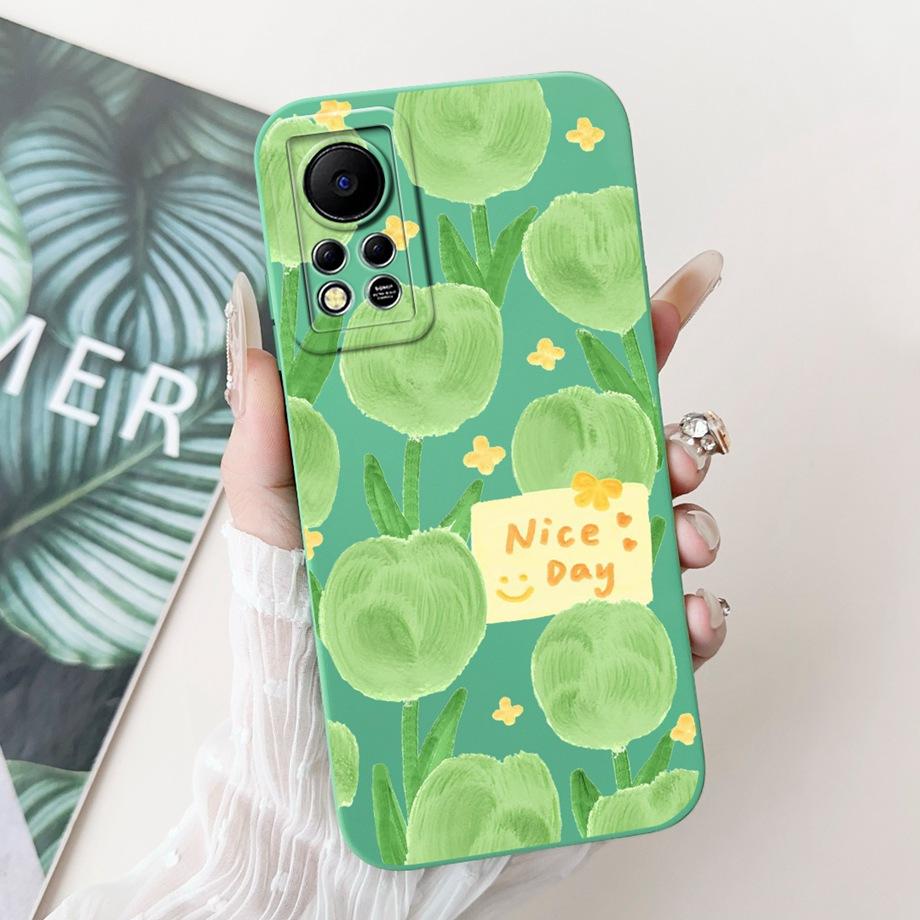 Phone Case for Infinix Hot 11s NFC X6812B Infinix Hot 11s X6812 Protection Cover Soft Liquid Silicone Coque Animals Bumper Shell