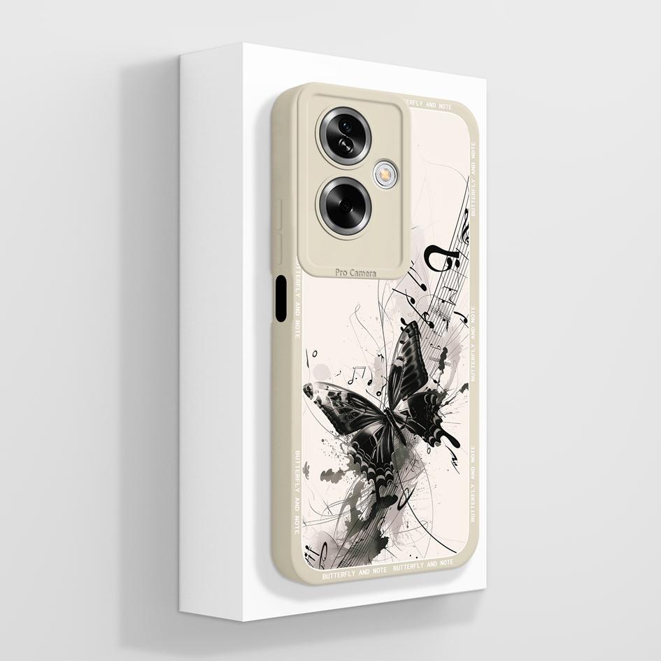 Для OPPO A79 A77 A77s A78 A83 A91 A92 A93 A93s A94 A95 A96 4G 5G чехлы для телефонов прекрасный рисунок панды котенка жидкий силиконовый противоскользящий чехол для OPPO Capa