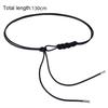 Long Length Rope Thin Belt Solid Color Body Chain Belt Waist Rope Belt  Dress Clothing Accessories