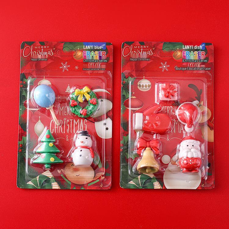 Мультяшный ластик для детей - Милый подарок для детей и Креативный рождественский сюрприз