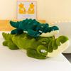 Soft and Cute Rabbit Hair Crocodile Plush Toy Clip Legs Sleeping Pillow Office Cushion Pillow Home Decoration Gift
