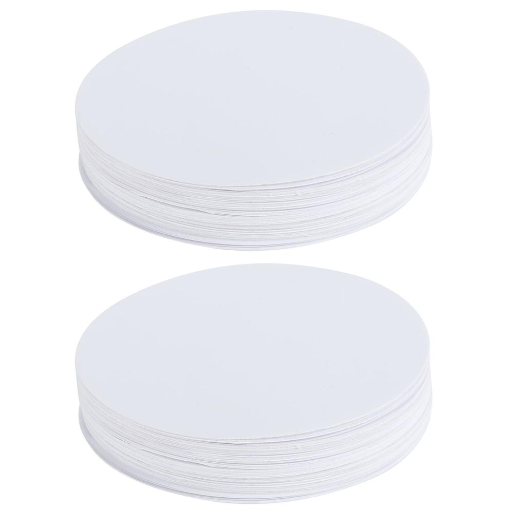 100Pcs Blank Badge Paper Photo Printer Machine Supplies DIY Painting HandMade Craft(58mm )