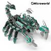 Microworld 3D Металлический Пазл Животное Красные Дьяволы Скорпион Набор Моделей Сделай Сам Настольное Украшение Пазл Игрушки Подарки на День Рождения Для Взрослых