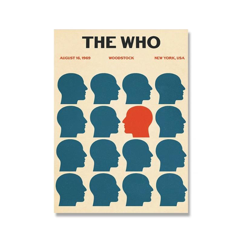 Ретро-музыкальные постеры в исполнении различных групп Fleetwood Mac Картина на холсте Настенное искусство Изображение Tame Impala Music Print Домашний декор