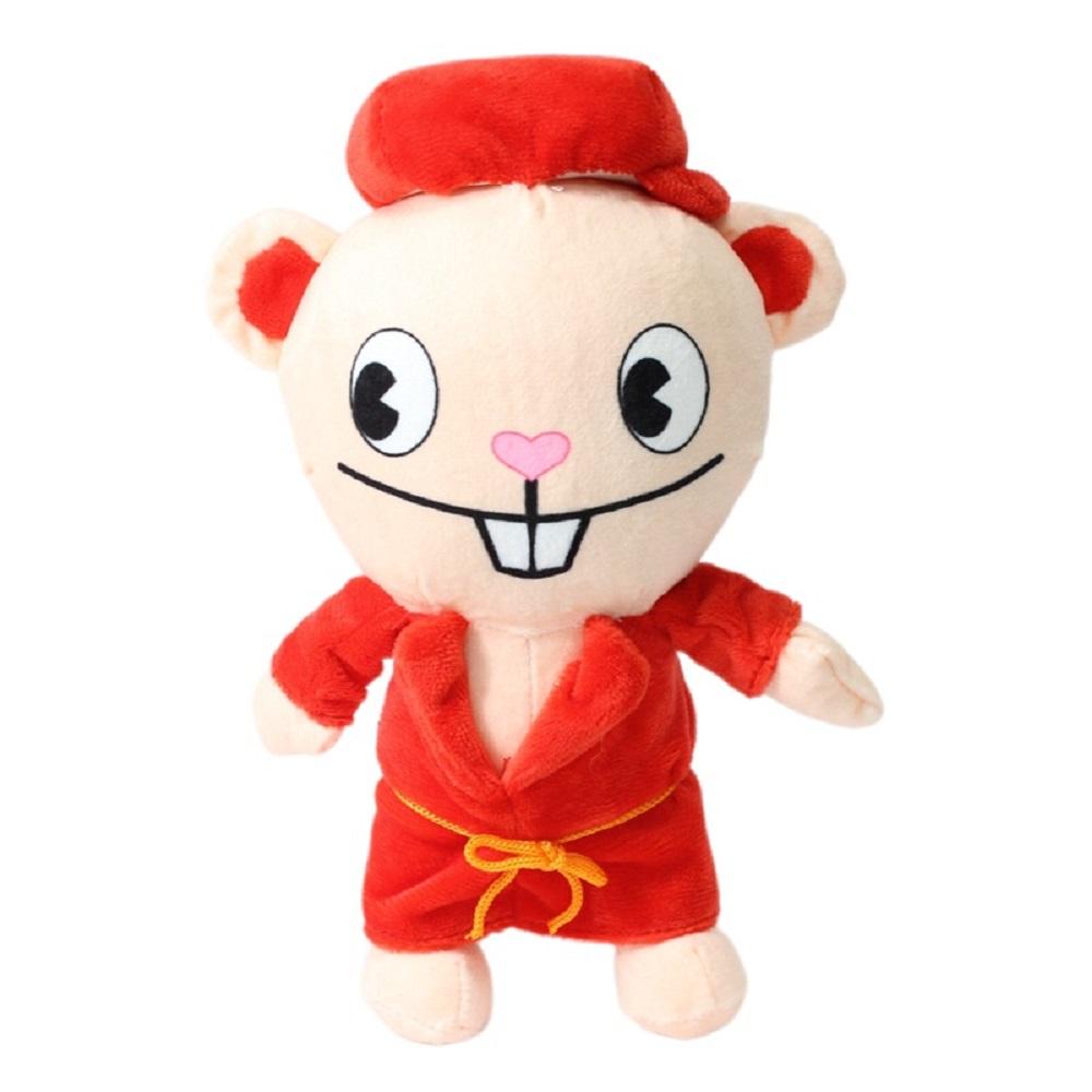 25CM HTF Happy Tree Friends Anime Happy Tree Friends Soldier Fliqpy Plush Toys Dolls Military Flipy Doll Plush Toy for Kids Gift