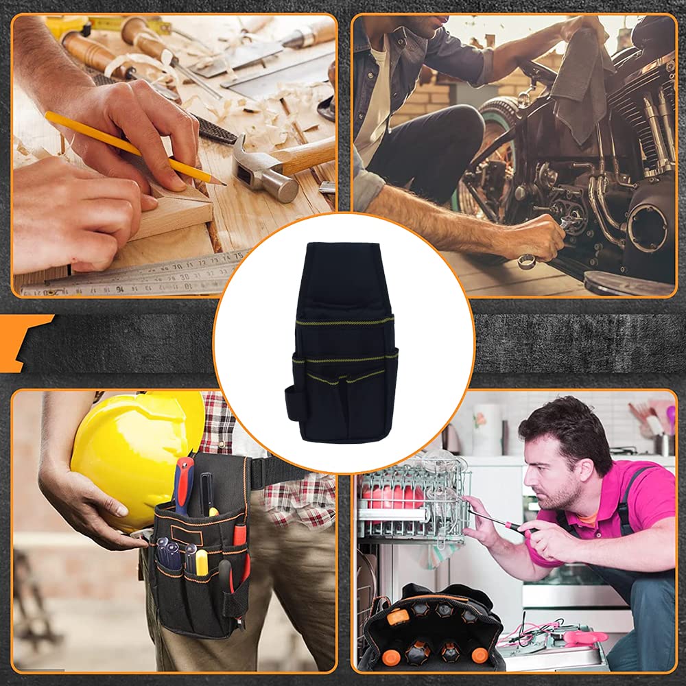 DFsucces Tool Waist Tool and Accessory Compact Detachable Waist Bag for Carabiner Belt Included Bag, Bag, Storage, Multi-functional Pockets, Design,