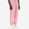 Maison Kitsune SS22 Хлопок Стрейч Средняя Посадка С Манжетами Свободная Вязка Спортивные Штаны Унисекс Спортивные Штаны Розовый IU01307KM0001-P619