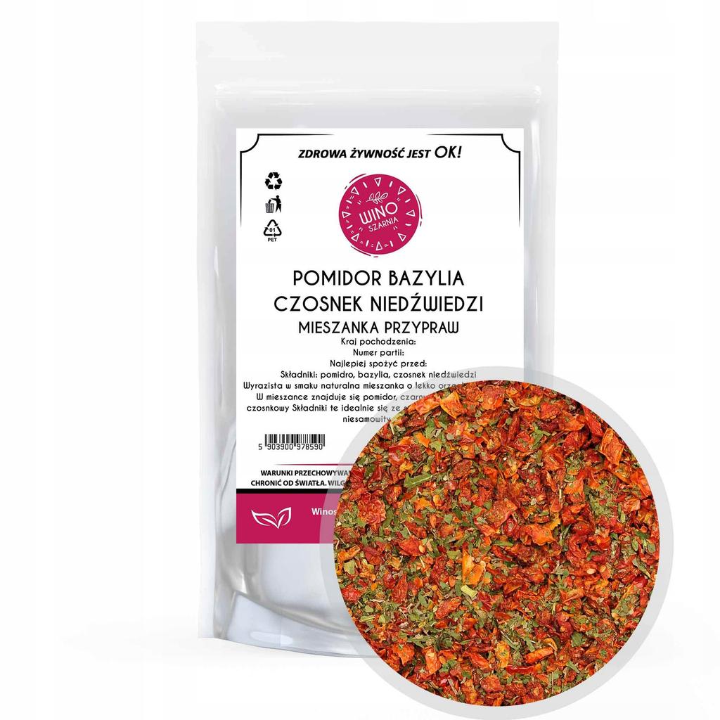 POMIDOR BAZYLIA CZOSNEK NIEDŹWIEDZI mieszanka 250g