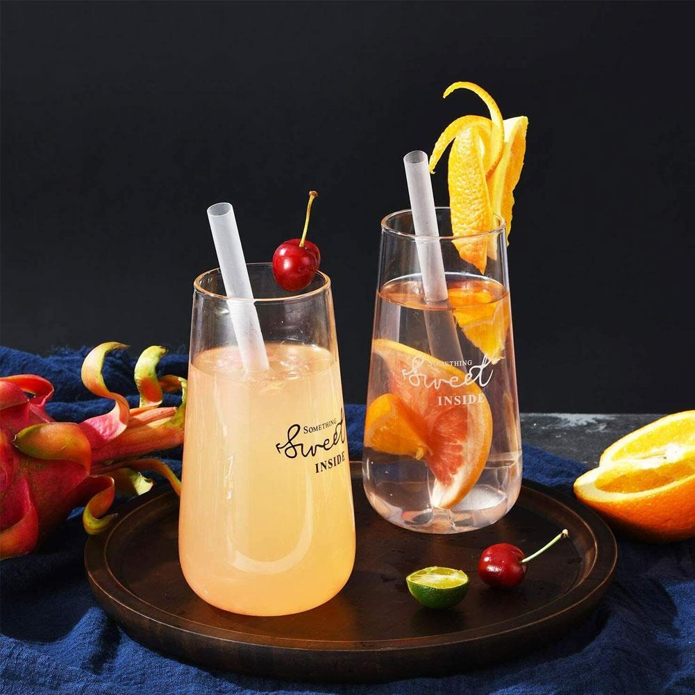 100 шт. Пластиковые соломинки черного цвета (Одноразовые Соломинки Материал Коктейль Сделай сам Для Кафе Бара Вечеринки Помолвки Дня рождения