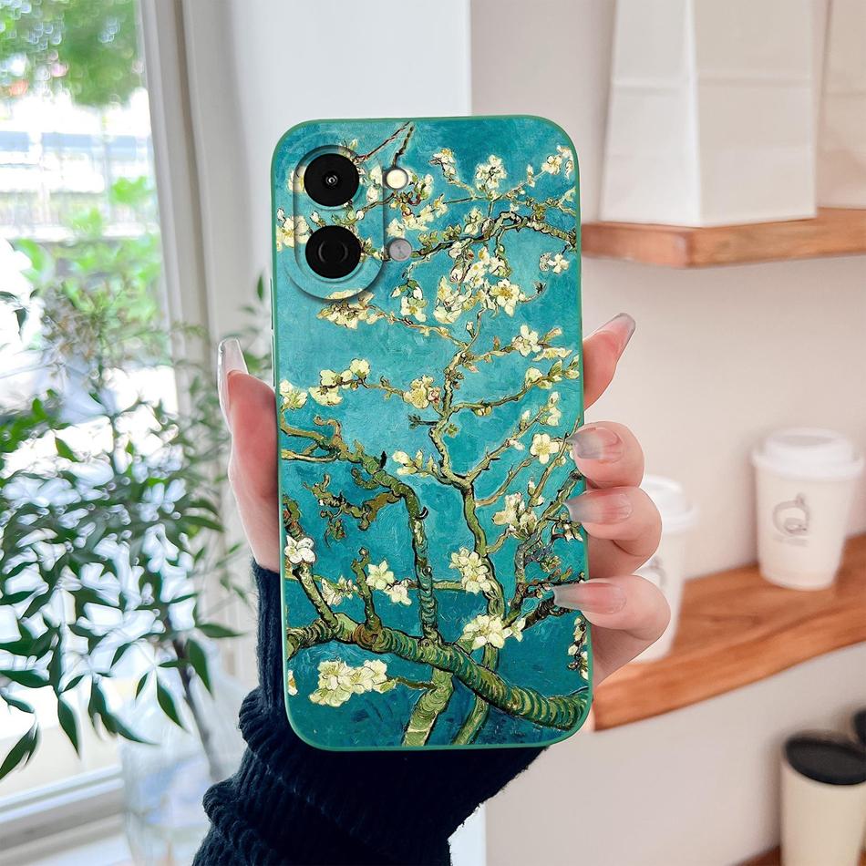 Чехол для Tecno Pop 20 / Spark Go 3 Стильный дизайн Задняя крышка для Tecno Pop20 / Spark Go3 Мягкий жидкий силикон Легкий корпус