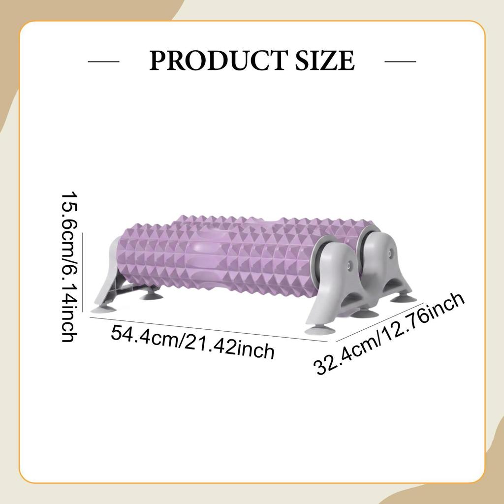 Column Foam Roller and Rack EVA Full Body Massage Exercise for Fitness Pilates Gymnastic