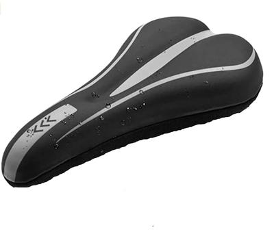 Чехол на седло велосипеда JiangMuXin Shock Road No Butt Ultra PU, серый, с подушкой, абсорбирующий, противоскользящий, для велосипеда/горного велосипеда, боль, толстый, материал,