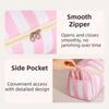 Striped Travel Storage Case Large Capacity Makeup Organizer Bag Travel Toiletry Bag  Home Storage