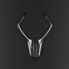 Real Carbon Fiber Steering Wheel Center Trim Cover For Infiniti Q50 Q60 2018-24