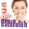 Purple toothpaste series deep cleans oral tartar whitening teeth delicate texture purple t