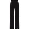 MO&Co. Women's Summer Triacetate Flared Slit Pants