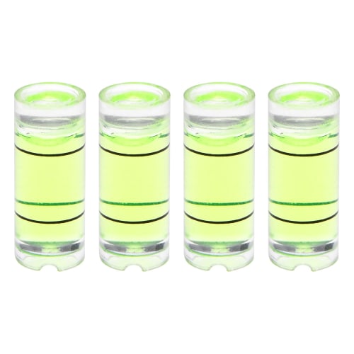 uxcell Cylindrical Bubble Level, 8x20mm, Mini Bullseye Level for Leveling Camera Tripods, Telescopes, Workshops, Turntables, and Picture Frames, 4-Pie