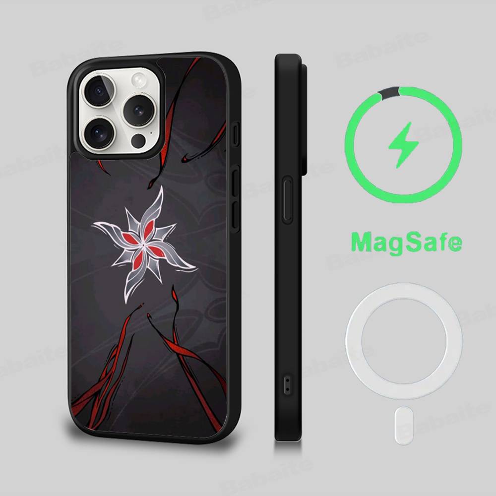Honkai Star Rail Game Same Style Phone Case Magnetic Case For IPhone 16 14 13 12 11 15 Pro Max Plus For Magsafe Wireless Charge
