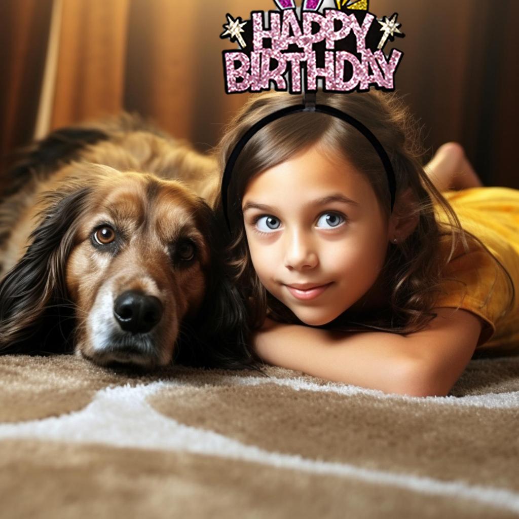 Повязка на голову на день рождения Корона Счастливые и стильные праздничные принадлежности Повязка на голову на день рождения Корона на день рождения