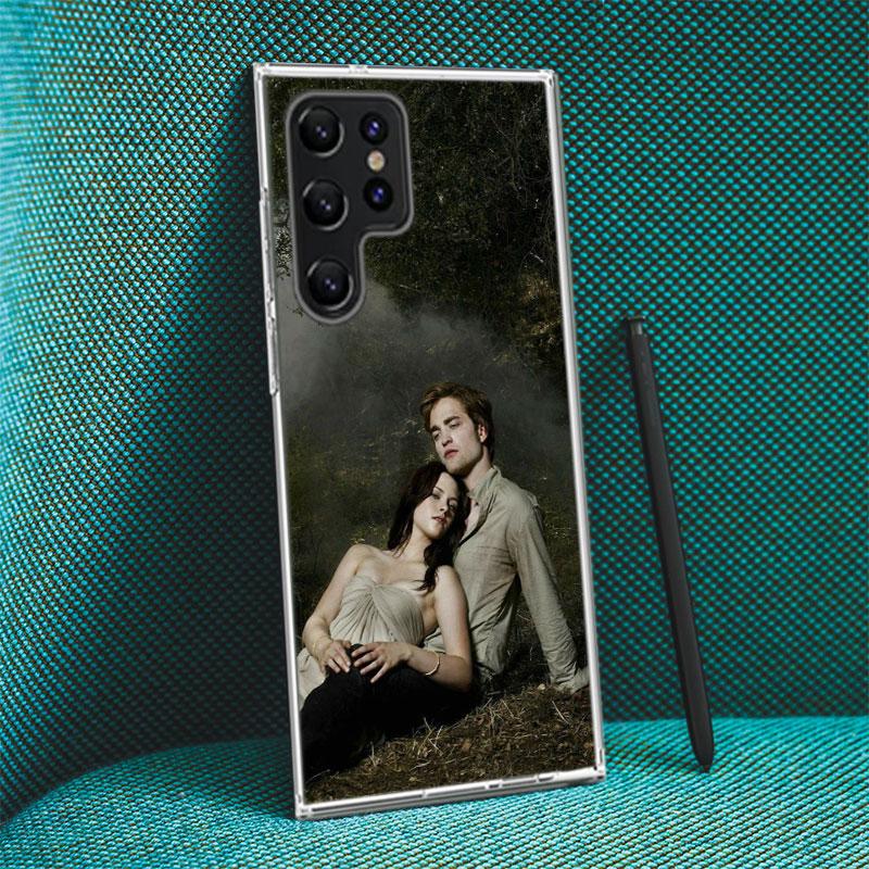Команда Эдвард Джейкоб Сумерки Капа Чехол для телефона Samsung S26 Ultra S25 Edge Galaxy S23 S21 S20 S24 FE S22 S10 Plus Прозрачный ТПУ
