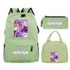 Animation Cartoon Peripheral Three-Piece Schoolbag Campus Primary And Secondary School Students Leisure Backpack Pencil Bag Lunch Bag