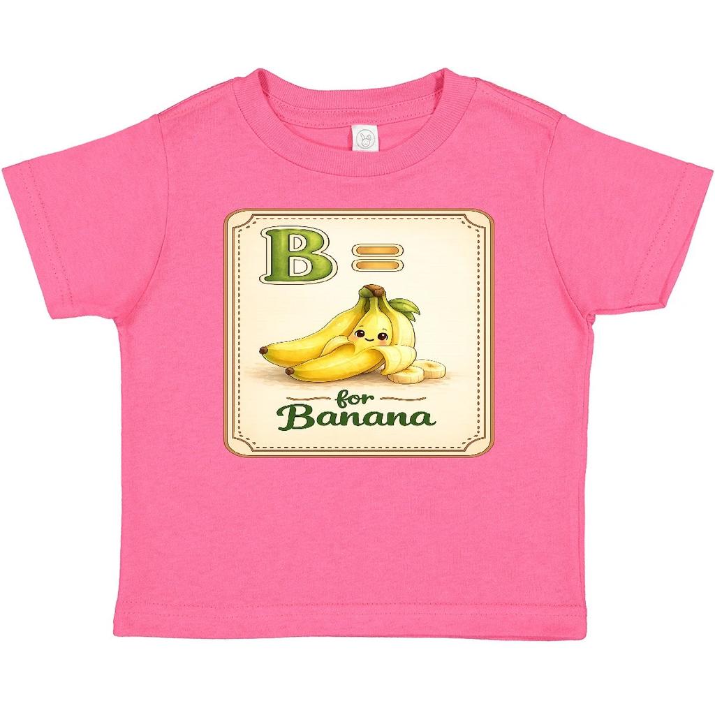 Inktastic B Is For Banana Baby T-Shirt Shirt Letter Preschool Tee Toddler Abc