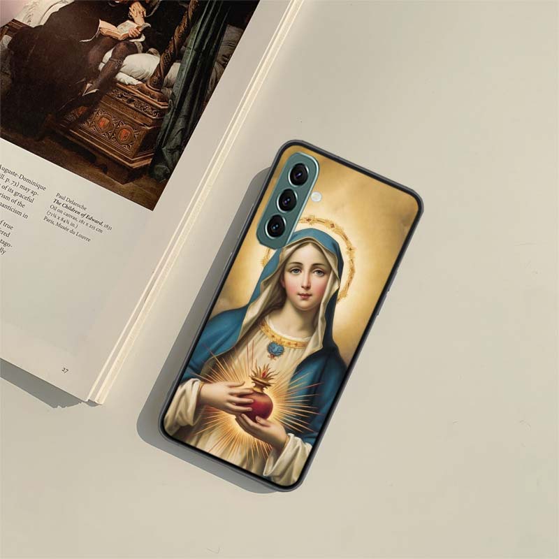 New Virgin De Guadalupe Virgen Mary Phone Case For Samsung A55 A35 A25 A15 A54 A34 A24 A14 A70 A71 A50 A51 A17 A05S Galaxy A40 A
