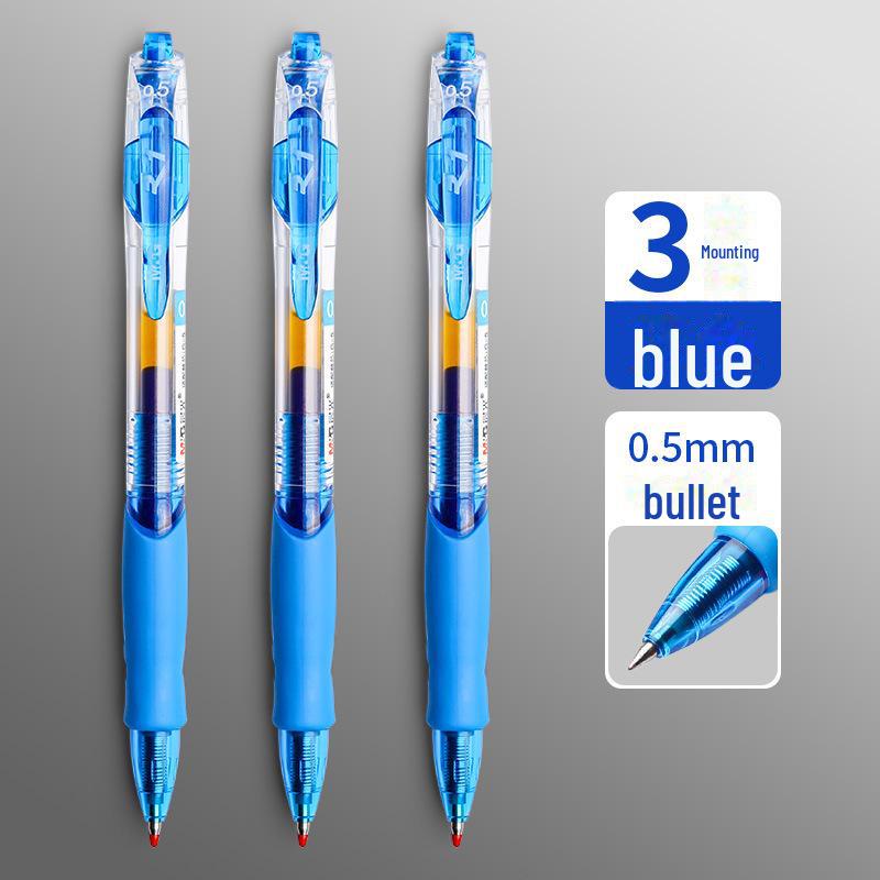 Студенческий экзамен 0,5 мм гелевая ручка с черным углеродным покрытием, шариковая ручка, ручка для подписи