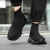 Women’s Moccasins Loafers High-top Casual Slip On Walking Shoes Summer Men’s Slip-ons Lightweight Socks Shoes for Mother Large Size 36-45