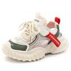 26-36 Детская дышащая модная спортивная и повседневная обувь Обувь на платформе Перфорированная детская обувь Обувь для пап