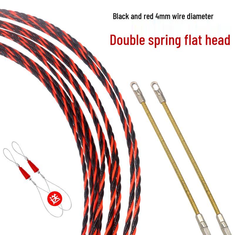 Electrician's Wire Threader for Thin Conduit & Concealed Network Cable