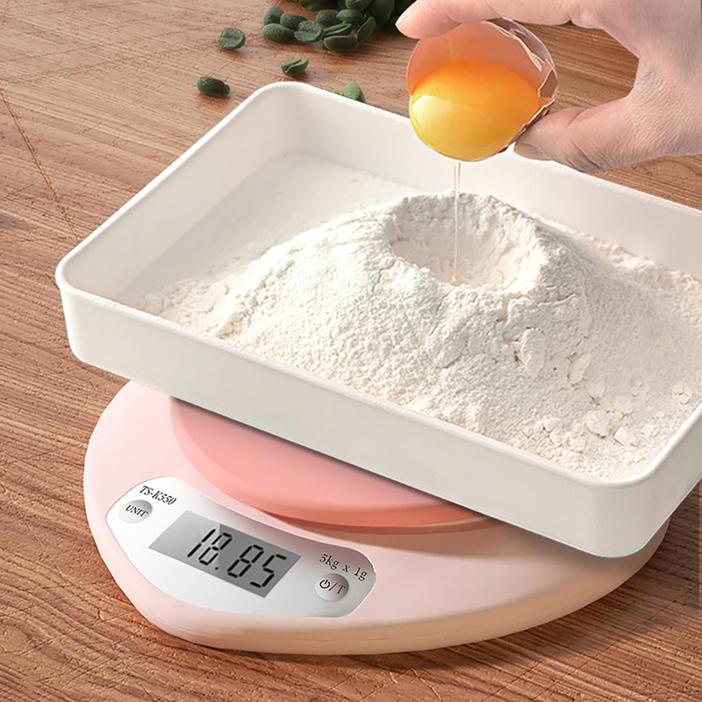 Digital Food Scale HD LCD Display 3 Units Accurate Heart Shaped Small Kitchen Electronic Scale for