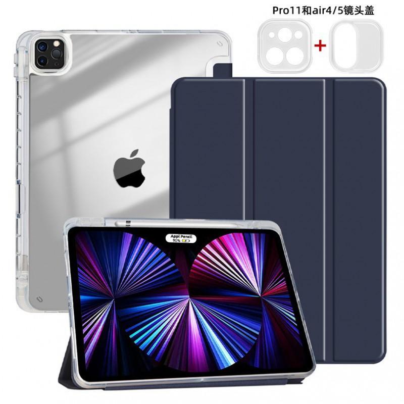 IPad 10 Case Pro 11 Air 4/5 10.2 Acrylic Clear Cover With Pencil Slot Anti-Bend