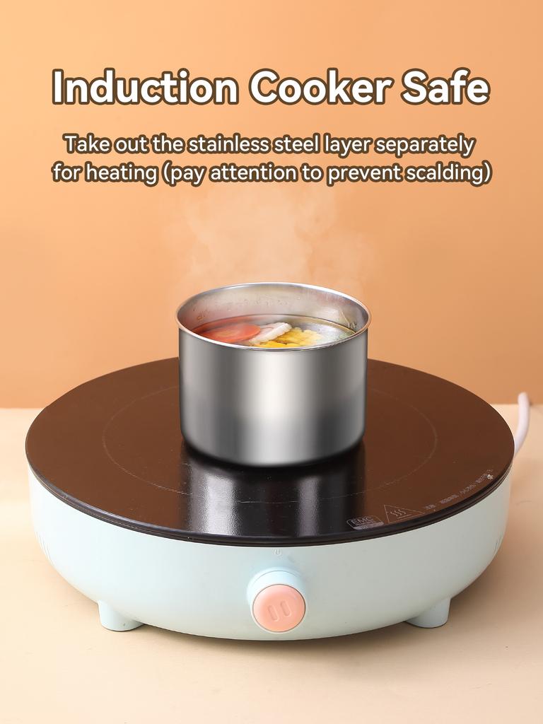 WORTHBUY милый медведь 304 термос из нержавеющей стали ланч-бокс для детей и взрослых портативная микроволновая печь Bento Box герметичный контейнер для еды